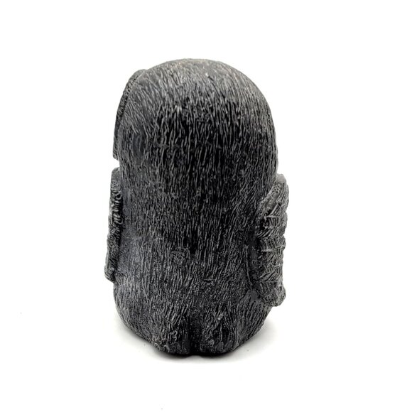 Wolf Original Owl Handcrafted Sculpture Figurine Canada Signed Stone/Resin - Picture 4 of 8